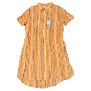 NWT Multicolor Button Up Dress size XL